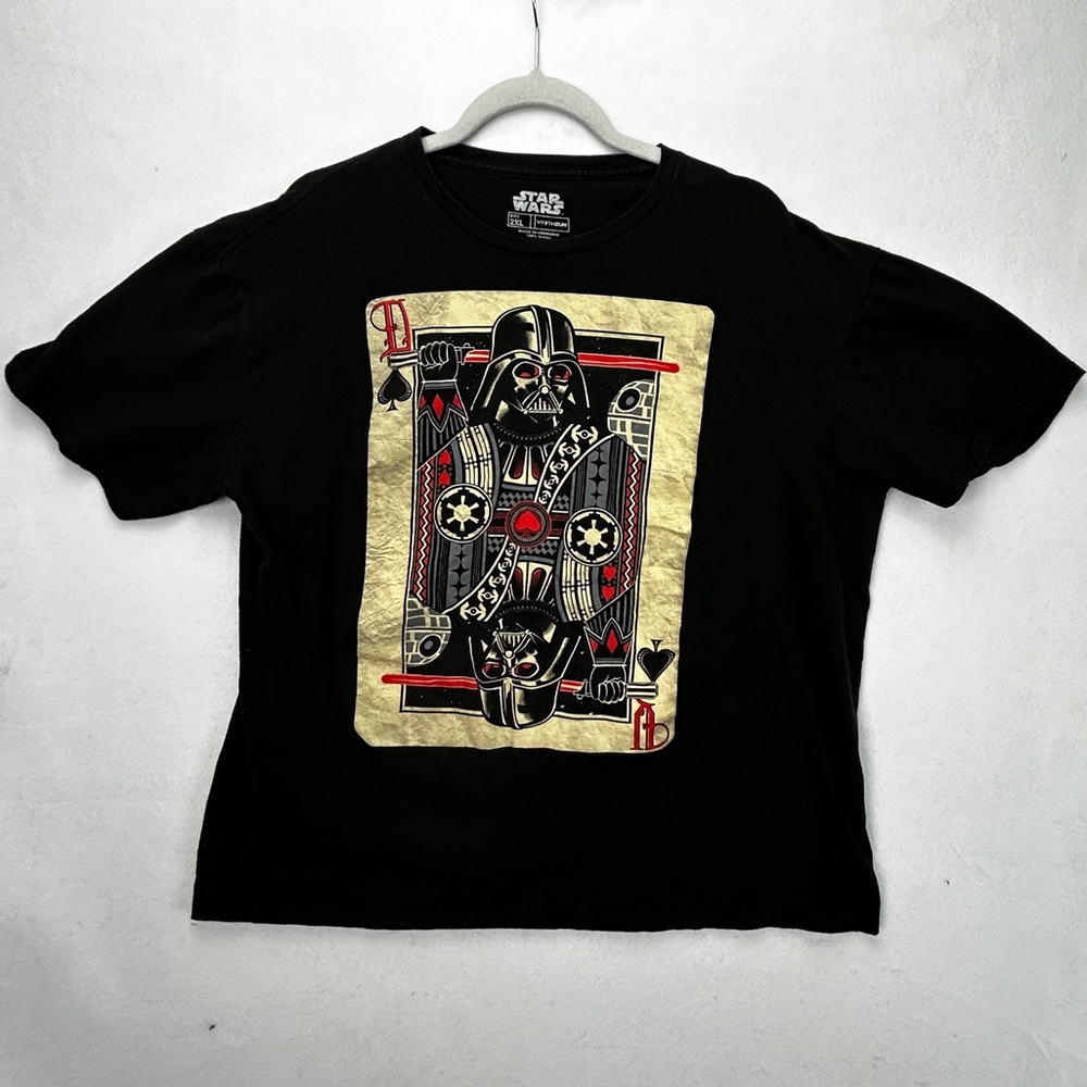 Fifth Sun Darth Vader Cotton T-Shirt Star Wars Card Deck Size XXL 767